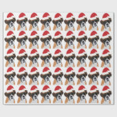 Papier Cadeau Boîte de Noël (Plat)