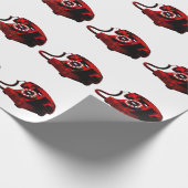 Papier Cadeau Boîte téléphonique Pop Art Old Desk (Coin)