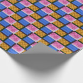 Papier Cadeau Boîtes à motifs abstraits (Coin)