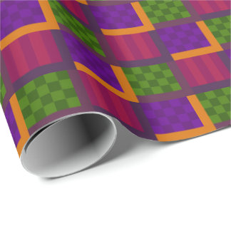 Papier Cadeau Boîtes à motifs abstraits
