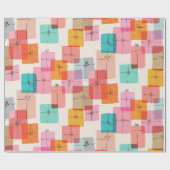 Papier Cadeau Boîtes Cadeaux mignonnes (Plat)