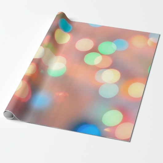 Papier Cadeau Bokeh brightness light blaze (Déroulé)