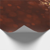 PAPIER CADEAU "BOKEH CHRISTMAS LIGHTS" (Coin)