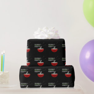 Papier Cadeau Bol de nouilles Ramen Party asiatique