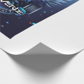 Papier Cadeau Bold Eagle Logo Wrapping Paper | Powerful Eagle Pa (Coin)