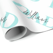 Papier Cadeau Bold Pastel DAD | Cadeau de la Fête des Pères (Coin rond)