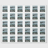 Papier Cadeau Bombe de photo de Père Noël (Plat)