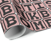 Papier Cadeau Bombe puante, blague odorante (Coin rond)