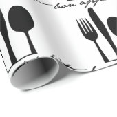 Papier Cadeau Bon appétit (Coin rond)