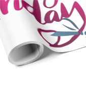 Papier Cadeau Bon cadeau d'anniversaire emballage (Coin rond)