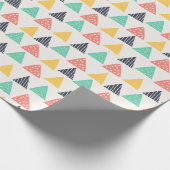 Papier Cadeau Bon escargot sur les triangles (Coin)