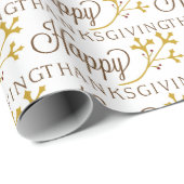 Papier Cadeau Bon thanksgiving (Coin rond)