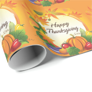Papier Cadeau Bon thanksgiving 5 Papier d'emballage