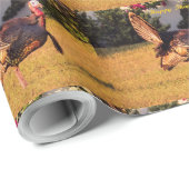 Papier Cadeau Bon thanksgiving Bronze Tom Turquie (Coin rond)