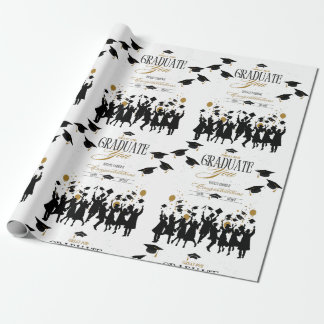 Papier Cadeau Bon Travail, Diplômé ! Il est temps de célébrer la