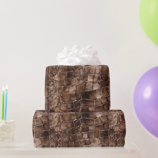 Papier Cadeau Bonbons au chocolat Brown crémeux Anniversaire (Cadeaux de fête)
