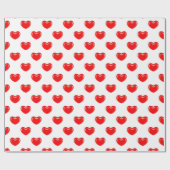 Papier Cadeau bonbons coeurs envelopper papier (Plat)