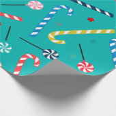 Papier Cadeau Bonbons colorés Noël (Coin)