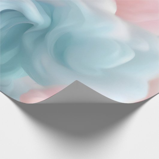 Papier Cadeau Bonbons de coton Abstrait (Coin)