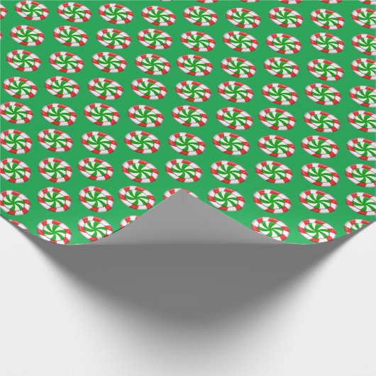 Papier Cadeau Bonbons de Noël (Coin)