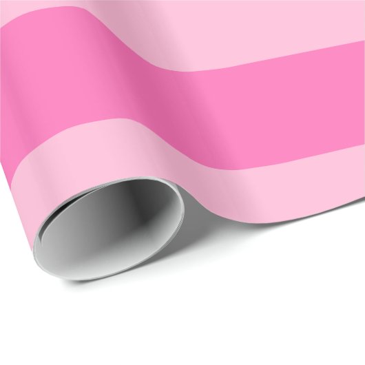 Papier Cadeau Bonbons en coton rose, rose chaud #2 XL Preppy Str (Coin rond)