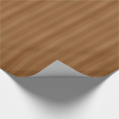 Papier Cadeau Bond Faux Wood Stripes (Coin)