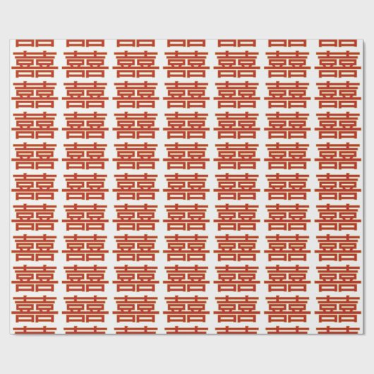 Papier Cadeau Bonheur double (Plat)