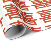 Papier Cadeau Bonheur double (Coin rond)