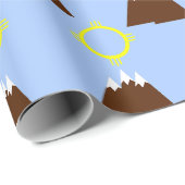 Papier Cadeau Bonheur et destination (Coin rond)