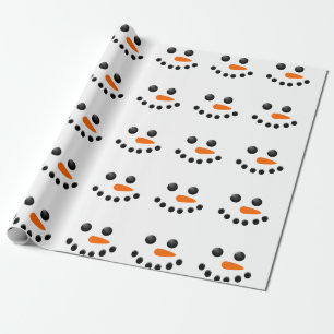 Papier Cadeau Bonhomme de neige