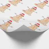 Papier Cadeau Bonhomme de neige de sable avec les nuances et le (Coin)