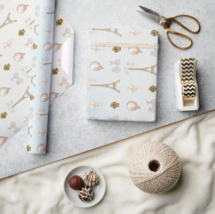 Papier Cadeau Bonjour Bébé Paris Fête Prénatale pour Bébé