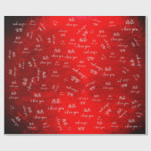 Papier Cadeau Bonjour, je t'aime (Plat)