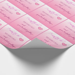 Papier Cadeau « Bonjour préféré » Saint-Valentin