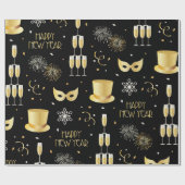 Papier Cadeau Bonne année (Plat)