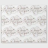 Papier Cadeau Bonne année (Plat)