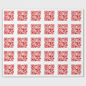 Papier Cadeau Bonne année ! — Code QR (Plat)