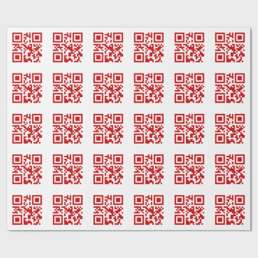 Papier Cadeau Bonne année ! — Code QR (Plat)
