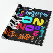 Papier Cadeau Bonne année de l'enlèvement du rat P (Déroulé)