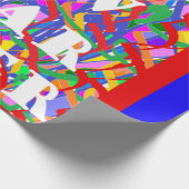 Papier Cadeau Bonne Année Et Salutations Salutations Motifs Mosa (Coin)