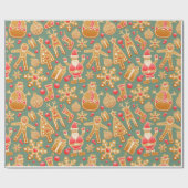 Papier Cadeau Bonne année et soyez béni d'envelopper papier (Plat)