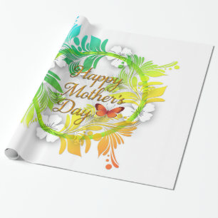 Papier Cadeau Bonne fête des mères 52