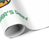 Papier Cadeau Bonne Fête Des Mères Avec Amour Et Fleur (Coin rond)