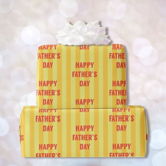 Papier Cadeau Bonne Fête des pères