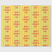 Papier Cadeau Bonne Fête des pères (Plat)