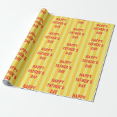 Papier Cadeau Bonne Fête des pères (Déroulé)