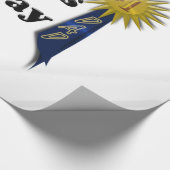 Papier Cadeau Bonne Fête des pères - #1 Papa (Coin)