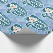 Papier Cadeau Bonne Fête des pères #1 Papa (Coin)