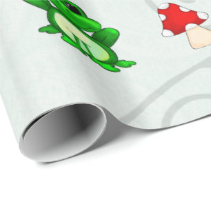 Papier Cadeau Bonne Grenouille En MOTIF Printemps