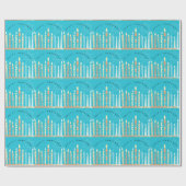 Papier Cadeau Bonne Hanoukka (Plat)